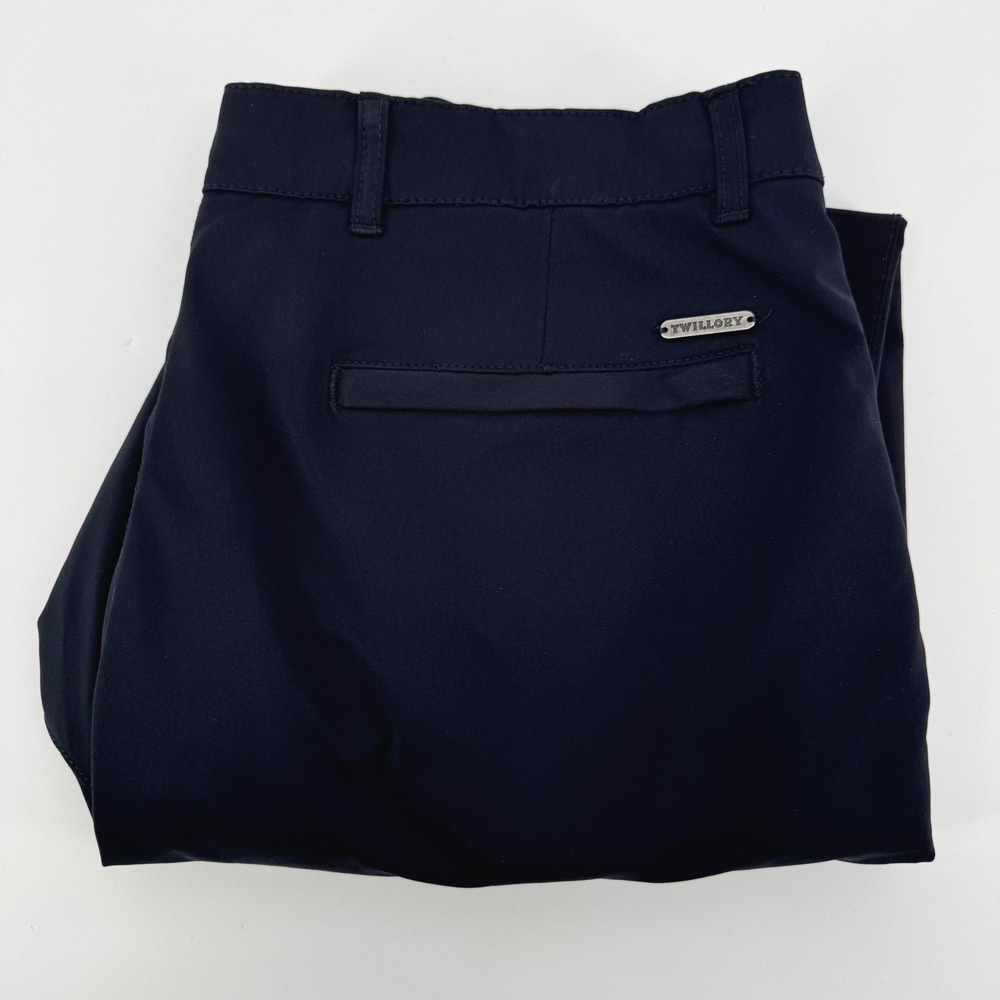Twillory Performance Pants Mens 36x30 * Navy Blue Technical Fabric Tailored Fit